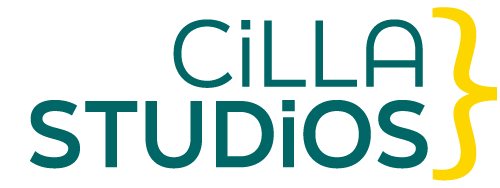 Cilla Studios Logo- bracket reverse